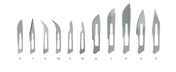 Miltex Stainless Steel Sterile Surgical Blades, 100/bx 