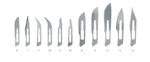Miltex Stainless Steel Sterile Surgical Blades, 100/bx 