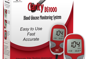 Clarity BG1000 Blood Glucose Monitoring System 