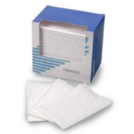 TIDI KayPees 4-Ply Towel, 13½" x 17½", White, 50/bx, 10 bx/cs 