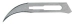 Miltex Carbon Steel Sterile Surgical Blades, 100/bx , Size 12B - 4-112B