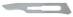 Miltex Carbon Steel Sterile Surgical Blades, 100/bx , Size 15 - 4-115