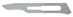 Miltex Carbon Steel Sterile Surgical Blades, 100/bx , Size 15 - 4-115
