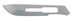 Miltex Carbon Steel Sterile Surgical Blades, 100/bx , Size 21 - 4-121