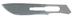 Miltex Carbon Steel Sterile Surgical Blades, 100/bx , Size 22 - 4-122