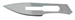 Miltex Carbon Steel Sterile Surgical Blades, 100/bx , Size 23 - 4-123