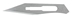 Miltex Carbon Steel Sterile Surgical Blades, 100/bx , Size 25 - 4-125